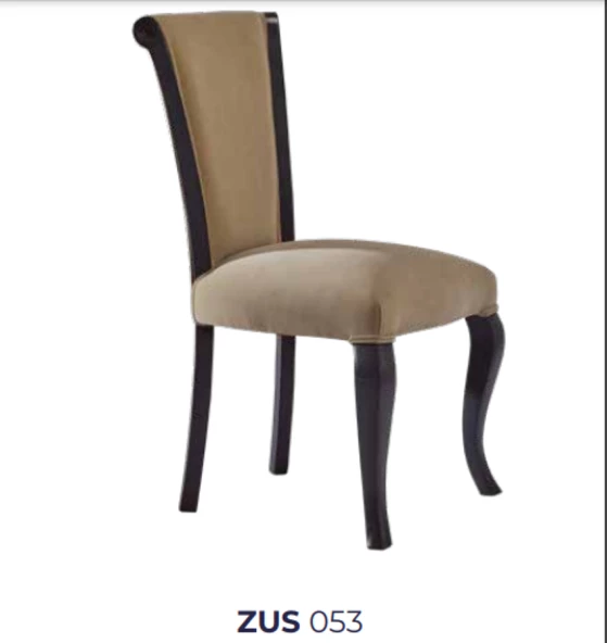 Sandalye 19790 Zus053 Eğimli sırt Model Vizon Renk BabyFace Kumaş Ort Otr El Yapı - 5