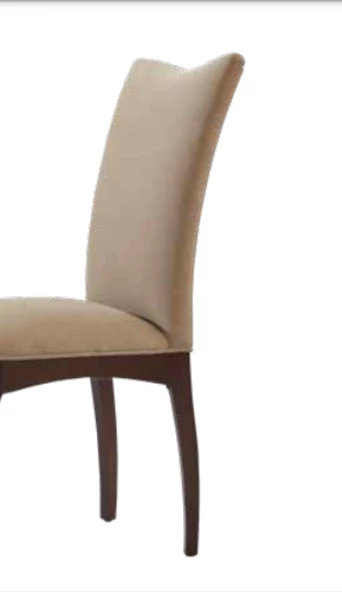 Sandalye 19781 Zus044 Giydirme Kayın avangart ayak Krem BabyFace Kumaş El Yapım - Resim 4