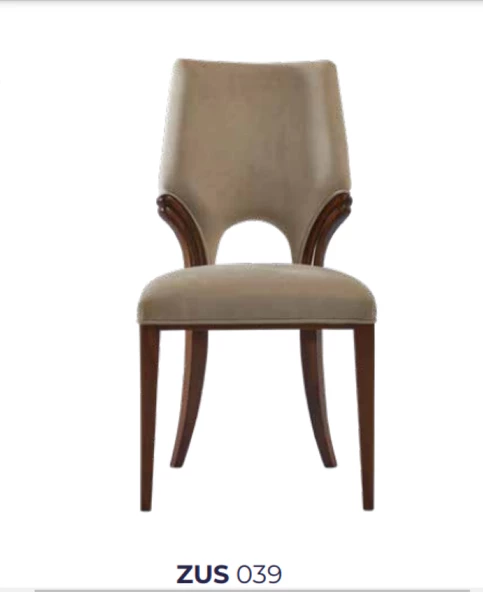 Sandalye 19776 Zus039 Modern Sırtlık Model Vizon Nubuk Kumaş Ort Oturum El Yapım - 7