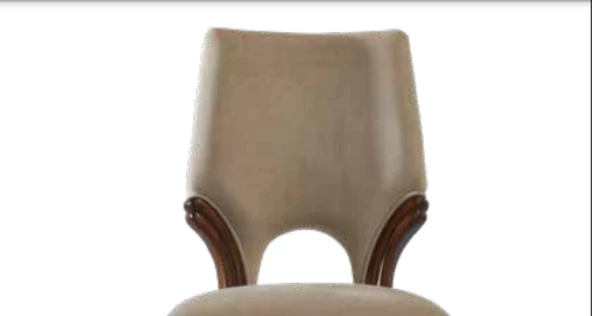 Sandalye 19776 Zus039 Modern Sırtlık Model Vizon Nubuk Kumaş Ort Oturum El Yapım - 4