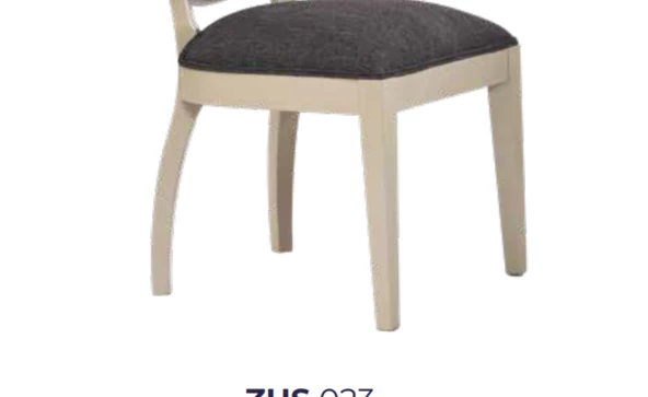 Sandalye 19760 ST Zus023 MADALYON Model Kayın Ayak Örgü Kırçıl Kumaş El yapım - Resim 5