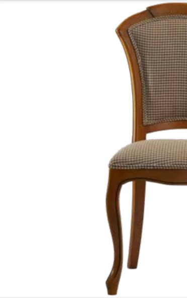 Sandalye ST 19762 Zus025 Oval Sırtlık Model Kayın Çizgi Ayak PÜTİ Kare Kumş Ceviz - 5