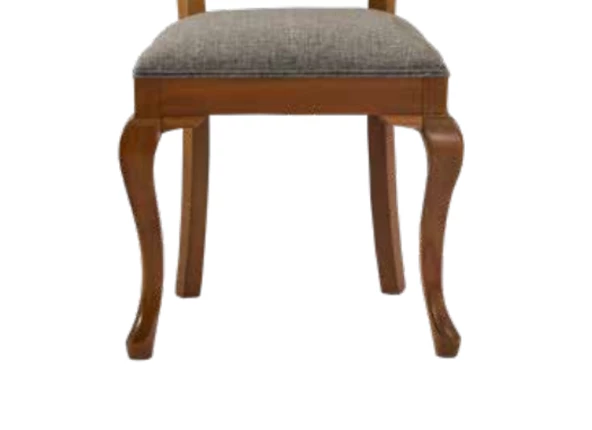 Sandalye 19751 Zus013 Klasik MODEL Kayın Aslan Ayak Kırçıl Desen Döşeme El Yapım - Resim 3