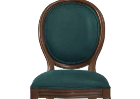 Sandalye 19753 Zus016 MADALYON Model Kayın Torna Aslan Ayak Kumlu Kumaş Elyapı - Resim 7