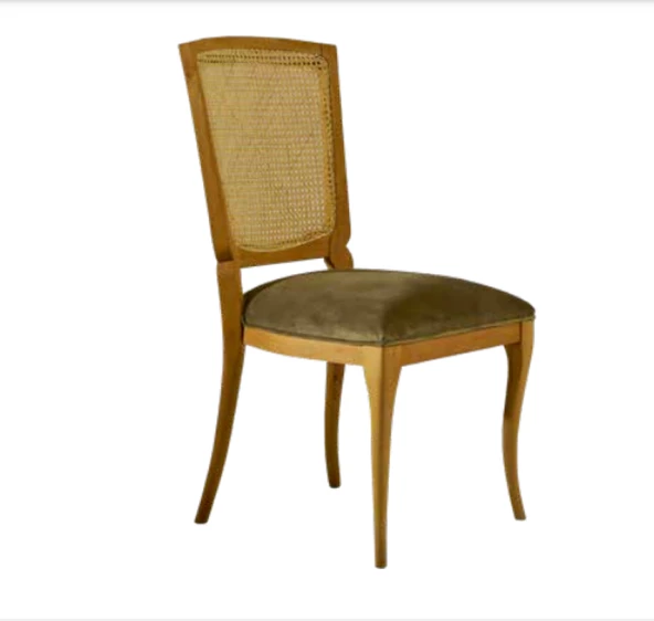 Sandalye 19750 Zus012 HASIR SIRT Model Kayın Ayak AVANGART zarif ürün El Yapım - Resim 2