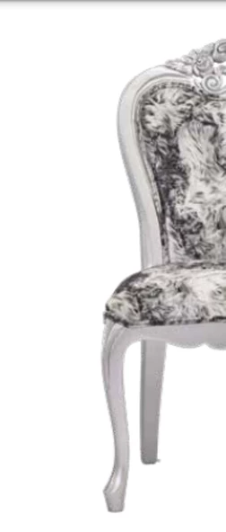 Sandalye 19745 Zus005 Klasik Eskitme Beyaz Oym Kayın Avangart Aslan Ayak El Yapım - Resim 6