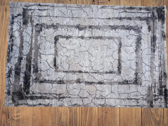 Diamond Halı 25019A 19732 Koyu Bej Model 150*220 Polip Leke Tutmaz dokuma taban - 7