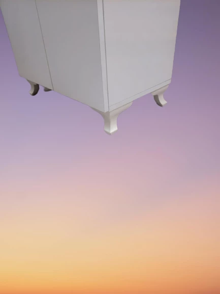 Çok Amaçlı 19736 Dolap BEYAZ Model Hard Parlak Suntalem 130 4raf Demonte El Yapım - 3