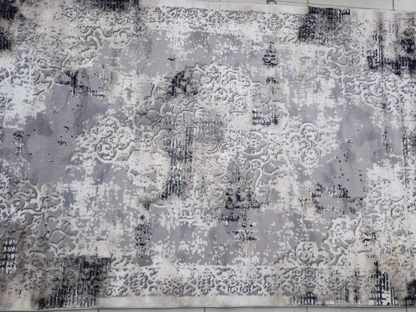 Diamond Halı 25020A 19730 koyu bej Model 150*220 Polip Leke Tutmaz Dokuma taban - 6