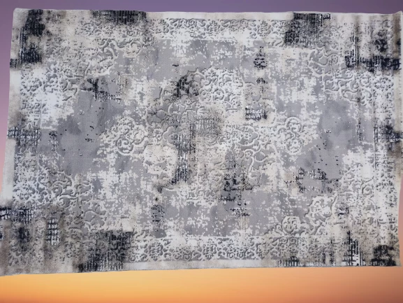 Diamond Halı 25020A 19730 koyu bej  Model 150*220 Polip Leke Tutmaz Dokuma taban - 2