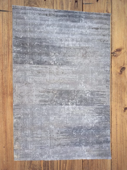 Diamond Halı 25018A 19729 siyah Koyu Bej 200*280 Polip Leke Tutmaz Dokuma taban - 3