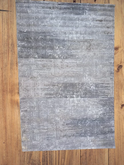 Diamond Halı 25018A 19729 siyah Koyu Bej 200*280 Polip Leke Tutmaz Dokuma taban - 7