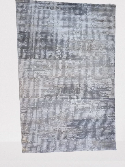 Diamond Halı 25018A 19729 siyah Koyu Bej 200*280 Polip Leke Tutmaz Dokuma taban - 8