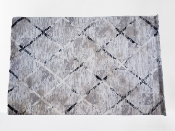 Diamond Halı 25015A 19725 SİYAH Siyah Model 200*280 Leke Tutmaz dokuma taban - 2