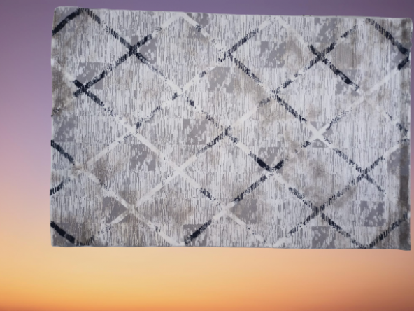 Diamond Halı 25015A 19725 SİYAH Siyah Model 200*280 Leke Tutmaz dokuma taban - 5