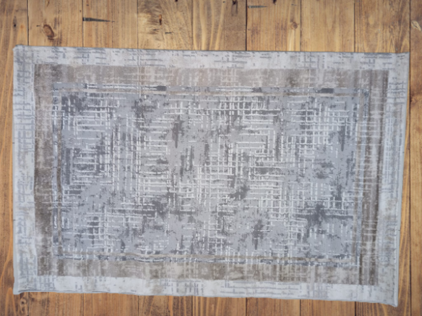 Diamond Halı 25005A 19722 Koyu Bej Model 150*220 Polip dokuma Leke Tutmaz - 8