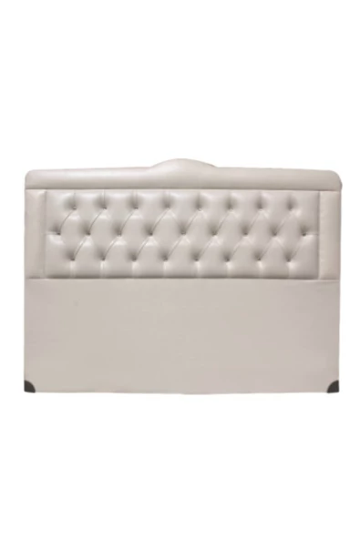 Başlık 19647 Alc Yagmur Suni Deri Krem Kapitone 100 lük Başlık - 3