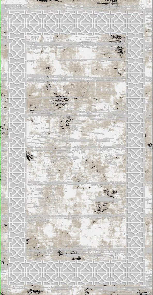 Diamond Halı 25001A SİYAH 19573 Model 150*220 Polip Leke Tutmaz dokuma taban - 3