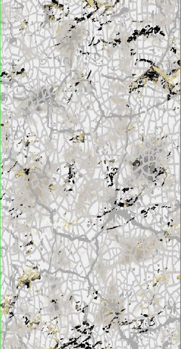 Diamond Halı 25009A GOLD 19580 SİYAH Model 200*280 Polip Leke Tutmaz Dokuma taban - 3