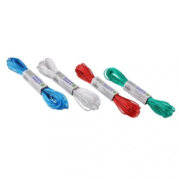 10 Mt. Polyester Çamaşır İpi 3 Adet - 2