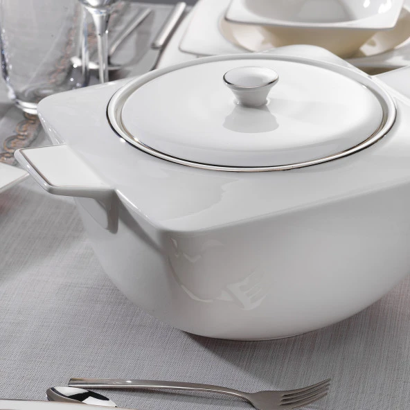 Schafer Glamor Pure Yemek Takımı 60 Parça-Platin - 7