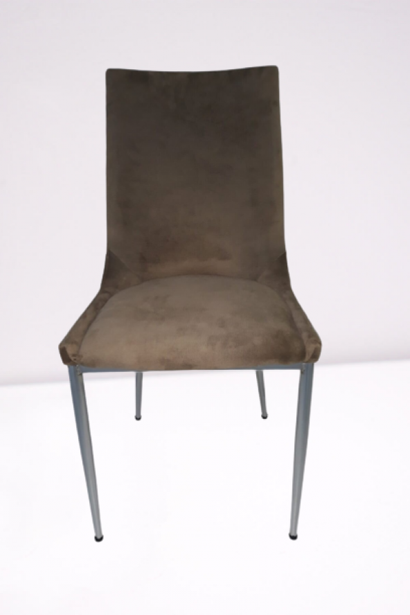 Sandalye19352 SAMBA Metal Transmisyon Nikelaj Kahverengi 2Ad  Kaliteli kumaş ürün görseli