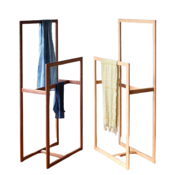 Askılık 19326 Ogem 123 İkili Havlu Pantolon Metal Transmisyon Gold Kaplam El yapı - 3