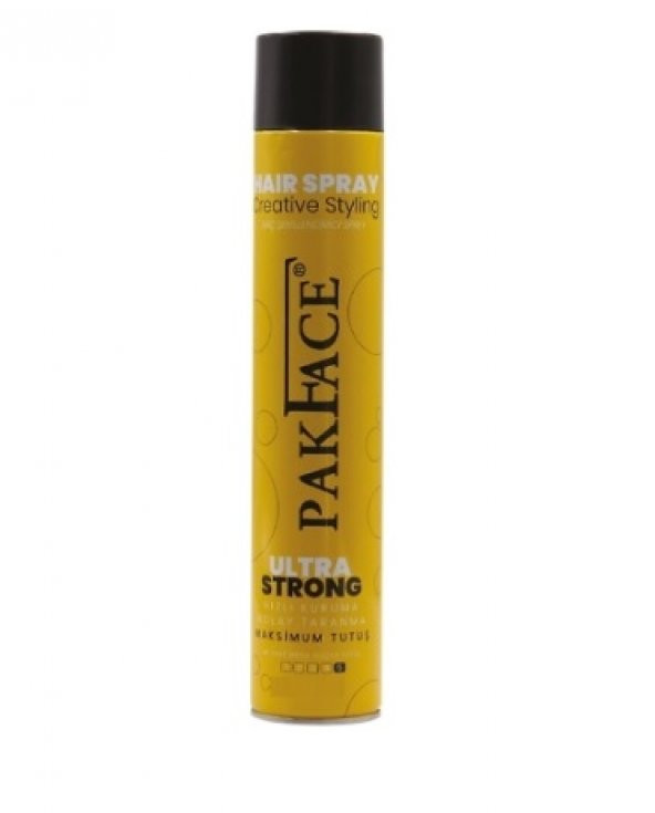 Pakface Ultra Strong Saç Spreyi 400 ml x 2 Adet