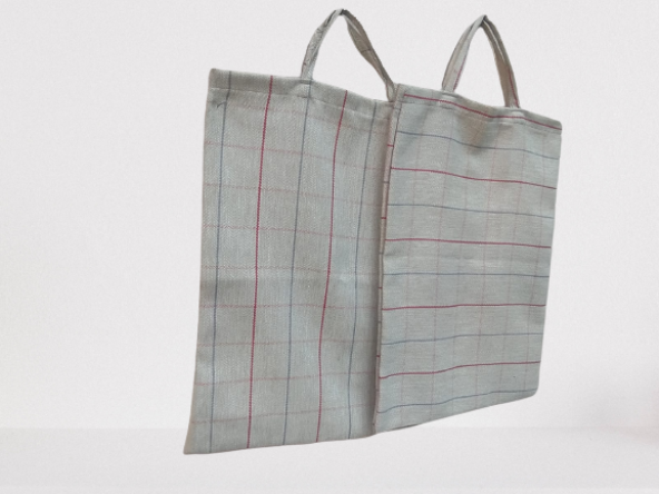 PAZAR ÇANTA 18555 2Ad Döşeme Kumaş Renkli Desenli 40 kg Taşıma Kapasite El Yapı - 2