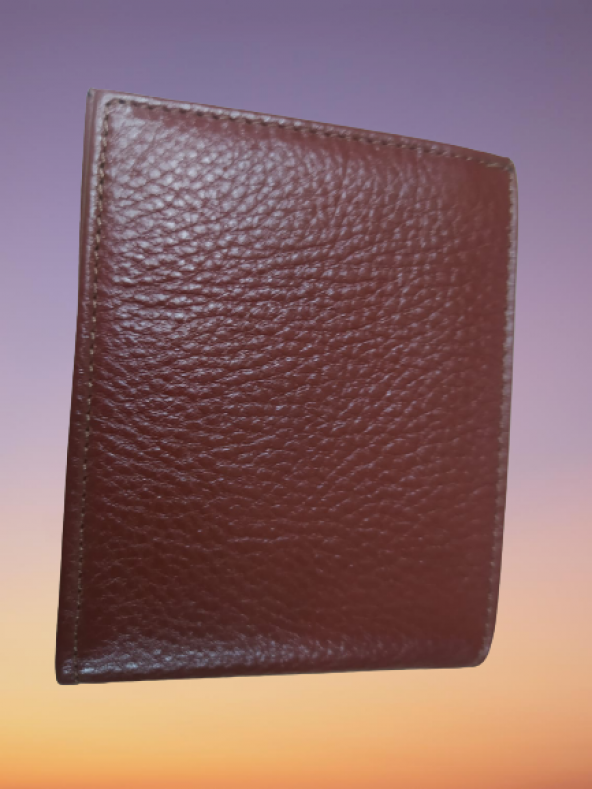 Cüzdan Erkek 18489 Cüzdanı Model Dana Derisi Taba renk Kalıcı boya Çok gözlü El Yapım - 4