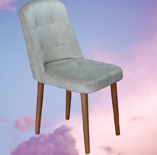 Sandalye 18306 Dizayn Enzo model Kayın klasik ayak kapitone girdirme 1Ad el yapım - Resim 2