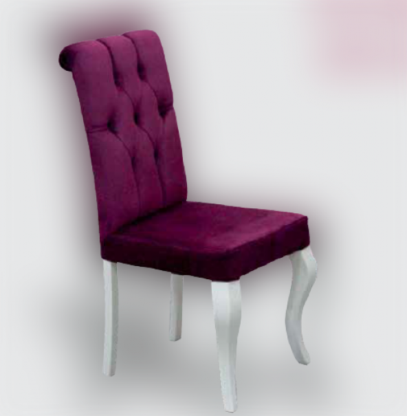 Sandalye ST Dizayn Florida model Kayın klasik retro ayak kapitone 1Ad el yapım ürün görseli