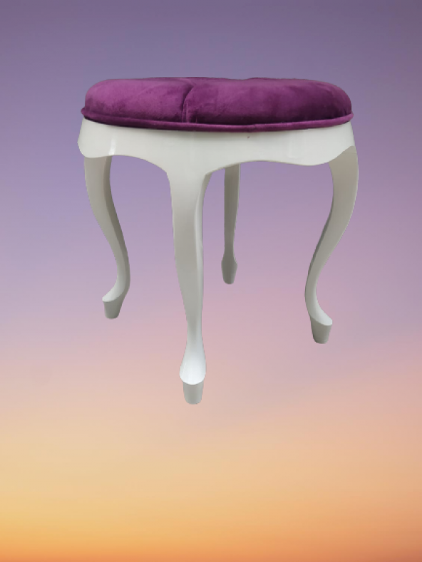 Benc PUF 18240 Model Kayın ASLAN Ayak Kaliteli Kumaş Kapitone Döşeme El Yapım