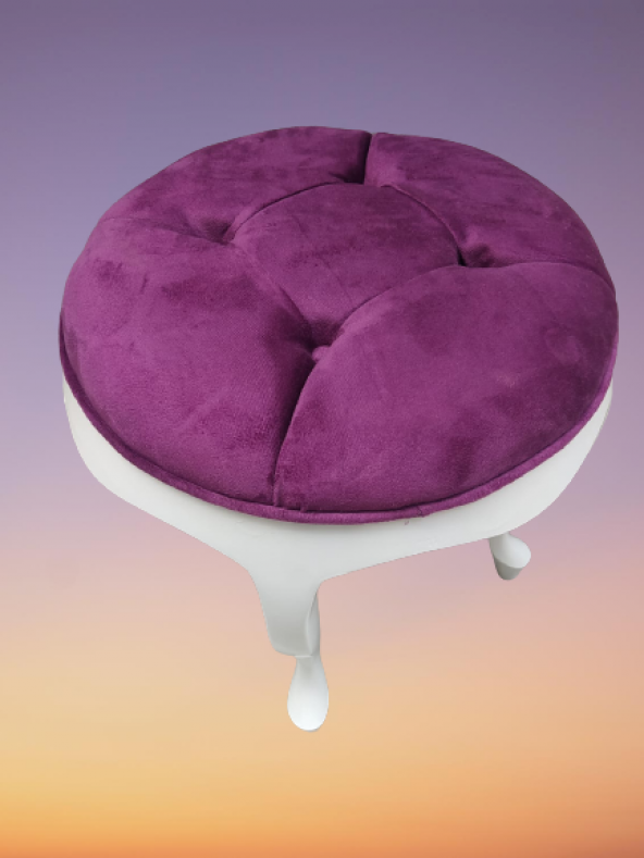 Benc PUF 18240 Model Kayın ASLAN Ayak Kaliteli Kumaş Kapitone Döşeme El Yapım - 6