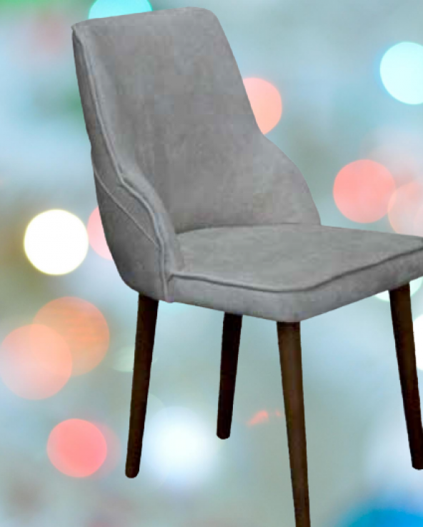 Sandalye ST Dizayn Alya model Kayın Klasik retro ayak giydirme kapitone El yapım - Resim 4