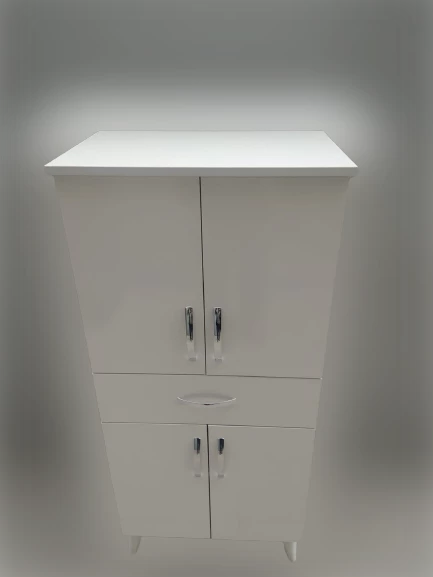 Çok Amaçlı 18209 Dolap BEYAZ Model Hard Parlak Suntalem 130 Demonte 4raf El Yapı - 8