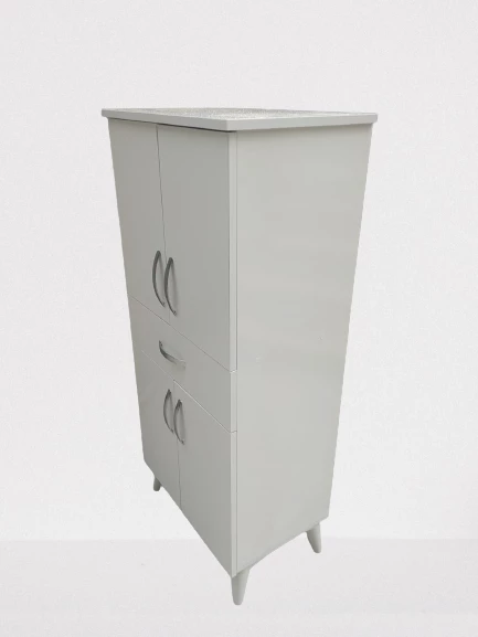 Çok Amaçlı 18209 Dolap BEYAZ Model Hard Parlak Suntalem 130 Demonte 4raf El Yapı - 5