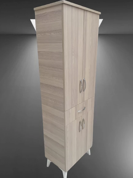 Çok Amaçlı 18212 Dolap CORDOBA Model Hard Parlak Suntalem 180 Demont 4raf El Yapı - 2