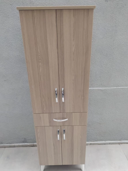 Çok Amaçlı 18212 Dolap CORDOBA Model Hard Parlak Suntalem 180 Demont 4raf El Yapı - 4