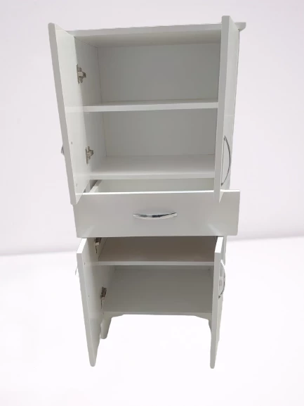 Çok Amaçlı 18209 Dolap BEYAZ Model Hard Parlak Suntalem 130 Demonte 4raf El Yapı - 3