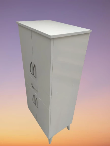 Çok Amaçlı 18209 Dolap BEYAZ Model Hard Parlak Suntalem 130 Demonte 4raf El Yapı