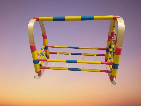 Beşik Bebek 18202 NATÜRE Hamak Hafif Sağlam Doğal Demonte Renkli Sallanır El Yapı - 5