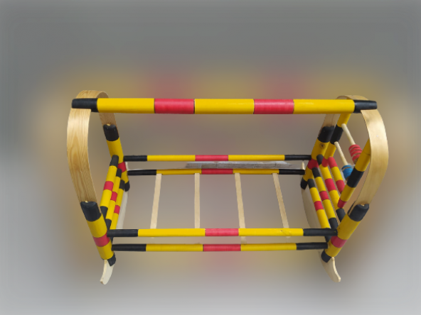 Beşik Bebek18201 NATÜRE Hamak Hafif Sağlam Doğal ağaç Demonte çok Renk Sallanır