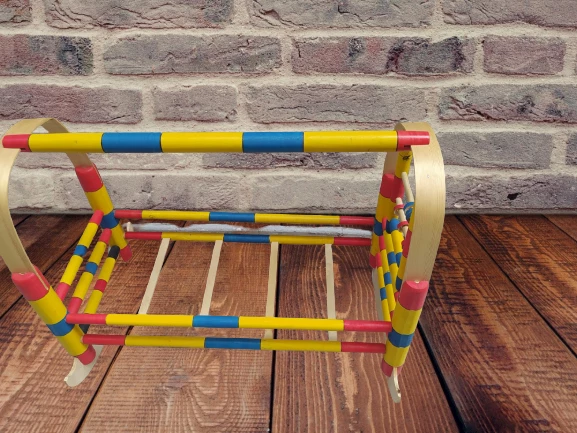 Beşik Bebek 18202 NATÜRE Hamak Hafif Sağlam Doğal Demonte Renkli Sallanır El Yapı - 8