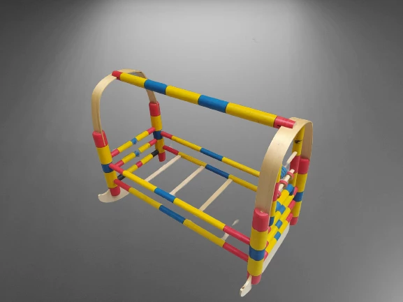 Beşik Bebek 18202 NATÜRE Hamak Hafif Sağlam Doğal Demonte Renkli Sallanır El Yapı - 4