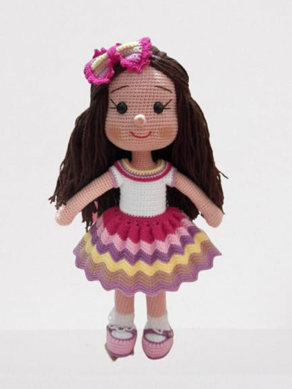 Şeker Karnaval Bebek Amigurumi Organik Oyuncak