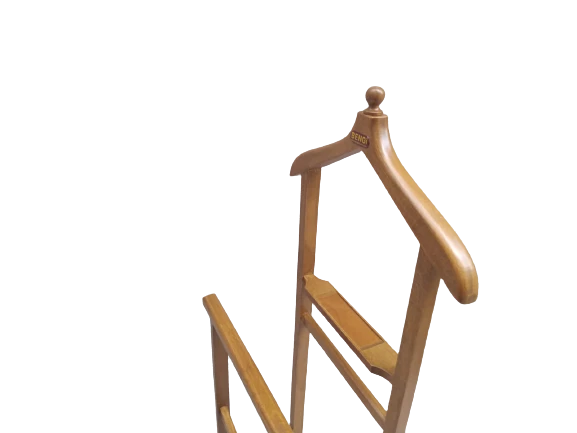 Dilsiz Uşak 18164 Çift TEPE Model Parlak Ceviz Lake Askılık Demonte Kayın El Yapı - 7