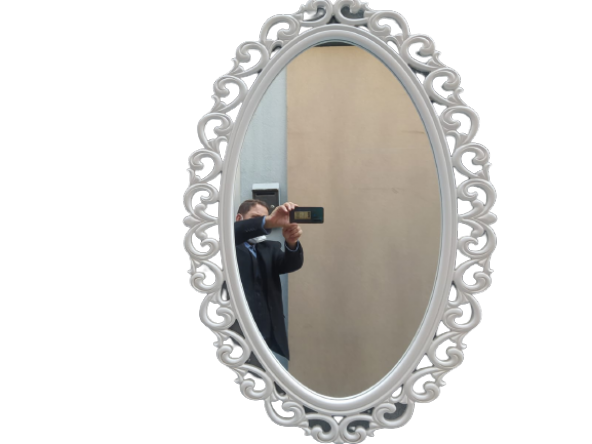 AYNA-Dresuar 18155 MOTİFLİ MODEL Parlak Gold Renk Kayın torna Kutu sevk El Yapım