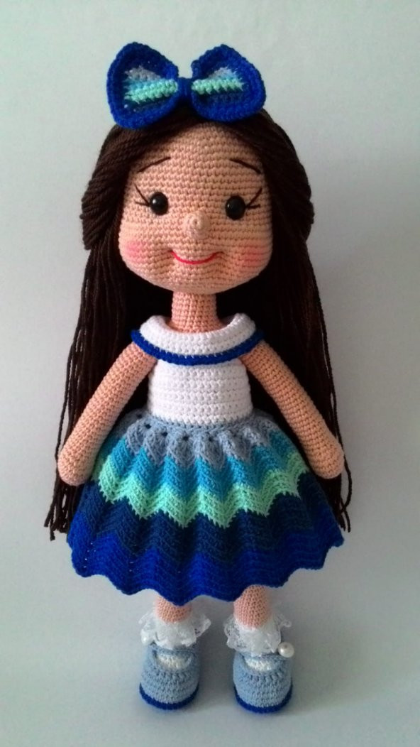 Gökyüzü Karnaval Bebek Amigurumi Organik Oyuncak - 1