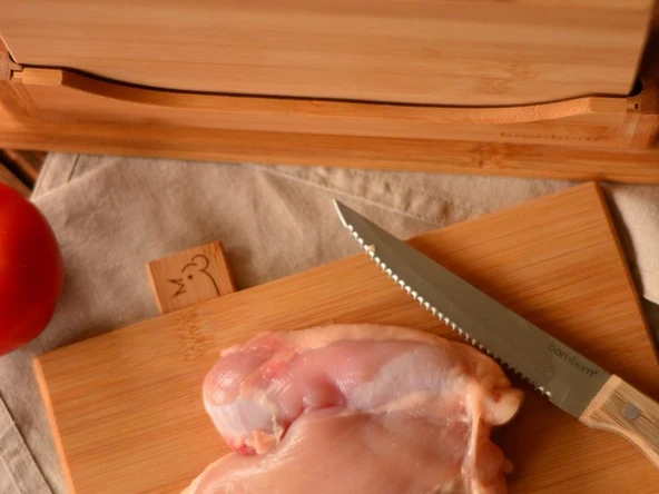 Bambum Tapenade Mini 4’lü Kesme Tahtası - 3